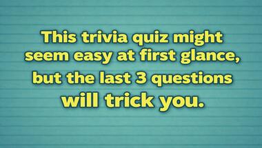 10-question mixed knowledge challenge