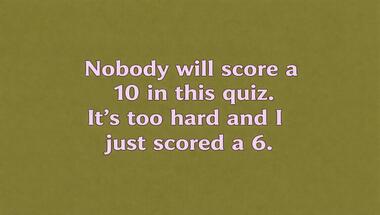 10-question fun fact challenge