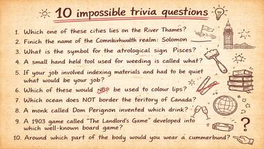 10-question trivia challenge