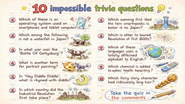 10-question knowledge challenge