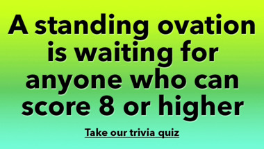 Trivia quiz for people who are not just all talk