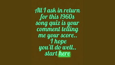 1960s song quiz